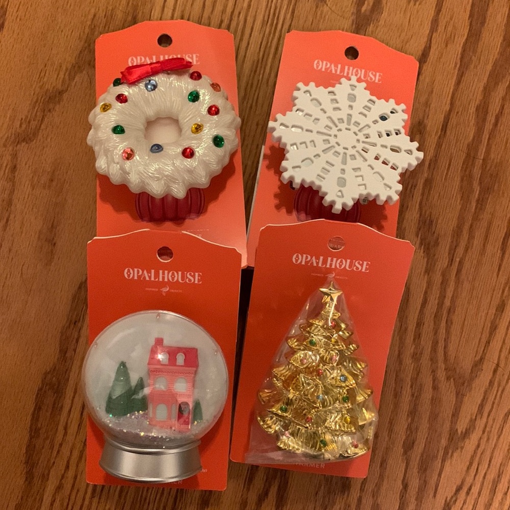Holiday Scented Oil Warmer- Set of 4